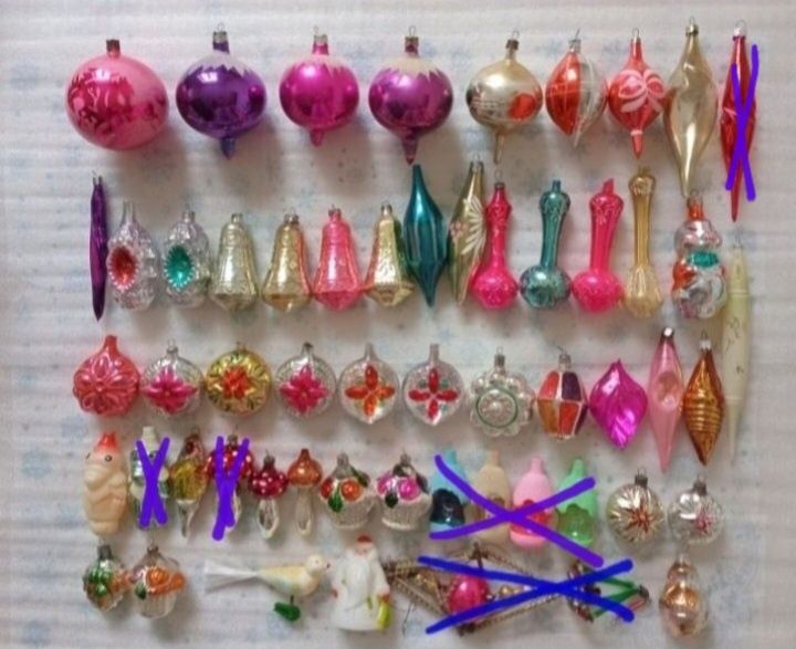 Елочные игрушки СССР