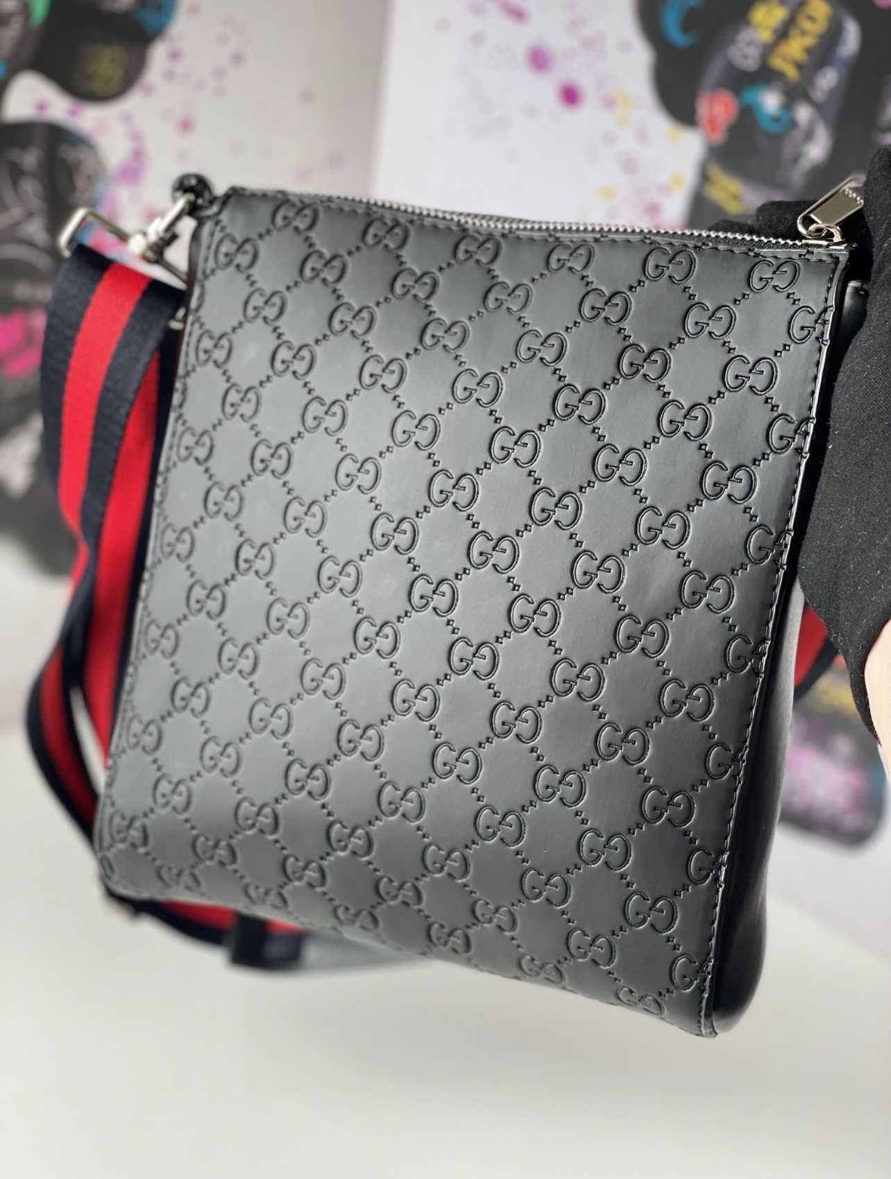 Сумка мужская Gucci сумка мессенджер Гучи, барсетка, сумка через плечо