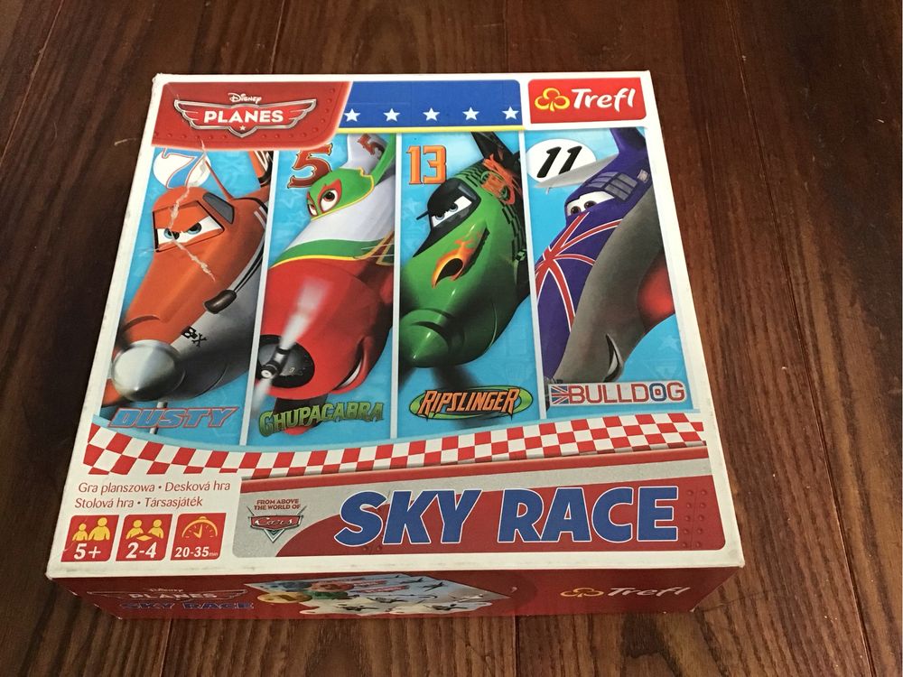 Planes sky race gra planszowa dla dzieci