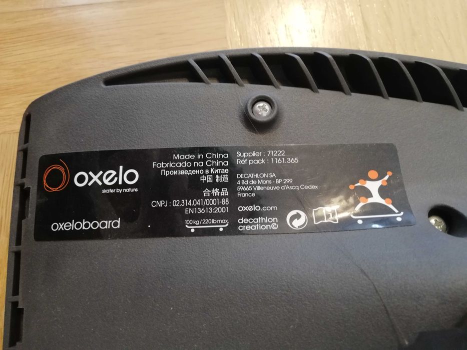 Deskorolka Oxelo Waveboard 77x23 cm -2 kółka - Decathlon -stan idealny