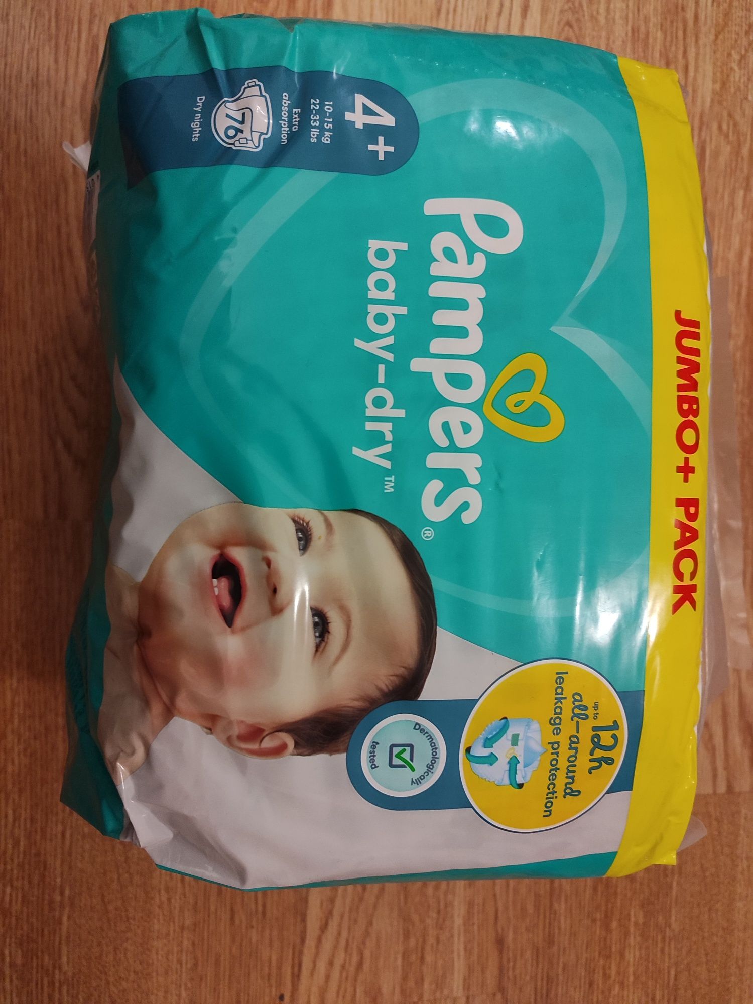 Підгузки Pampers 4+ Jumbo pack Baby-Dry