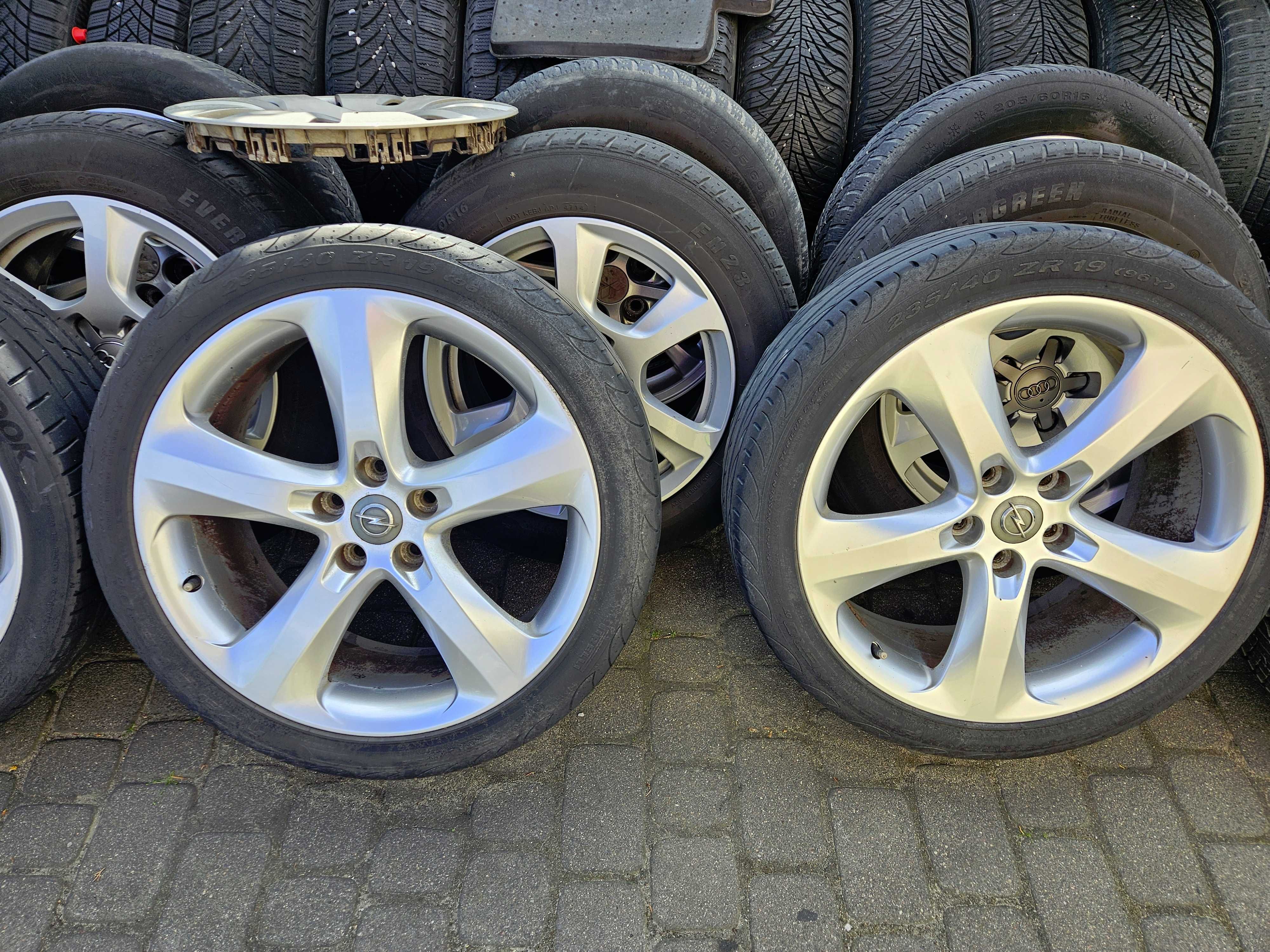 Koła opel astra J mokka alu 19c  235/40/19 opony lato 4x105 alufelgi