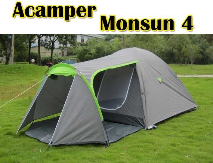 Палатка туристична Acamper Monsun 4 нова двошарова проклеєні шви