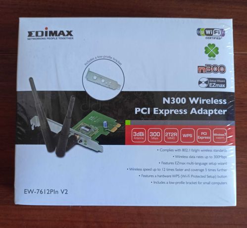 Сетевая карта Wi-Fi Edimax EW-7612PIn V2 PCI Express