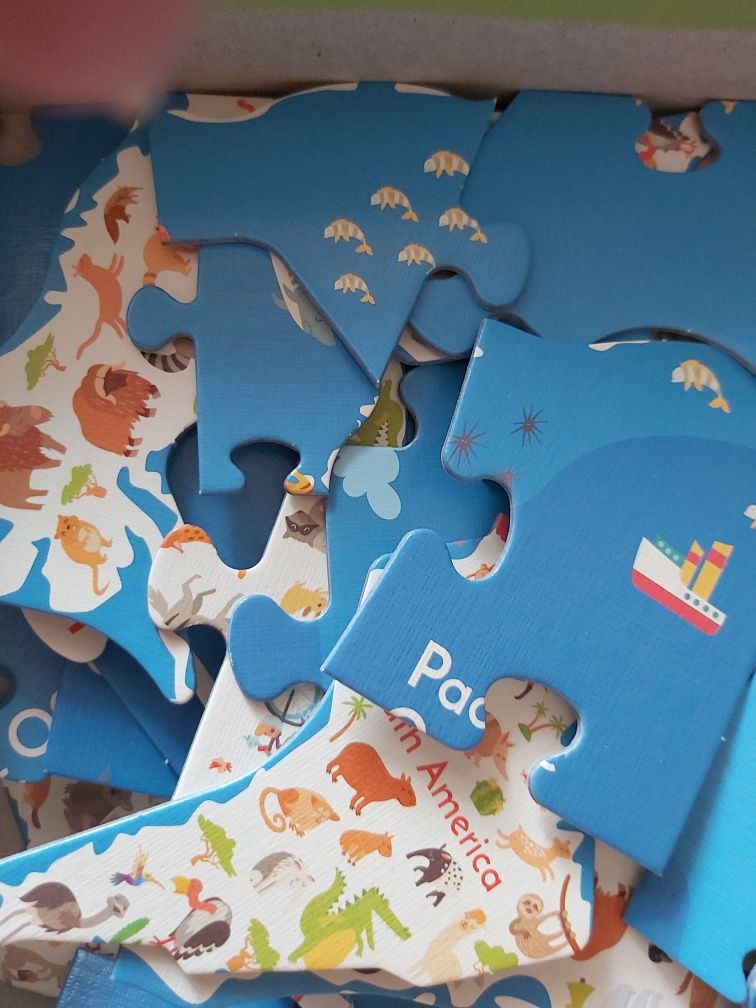 Puzzle -Mapa swiata