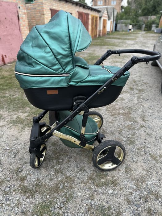 Дитяча коляска Gold Onyx екошкіра