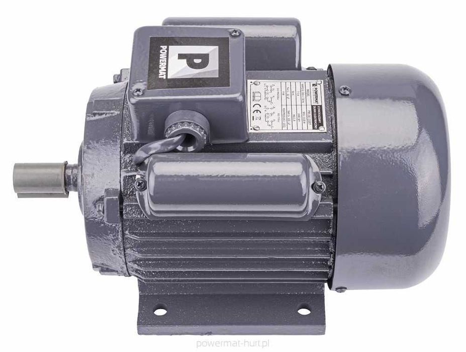 NOWY Silnik elektryczny jednofazowy 1,5kW 1400RPM PM-JSE-1500T