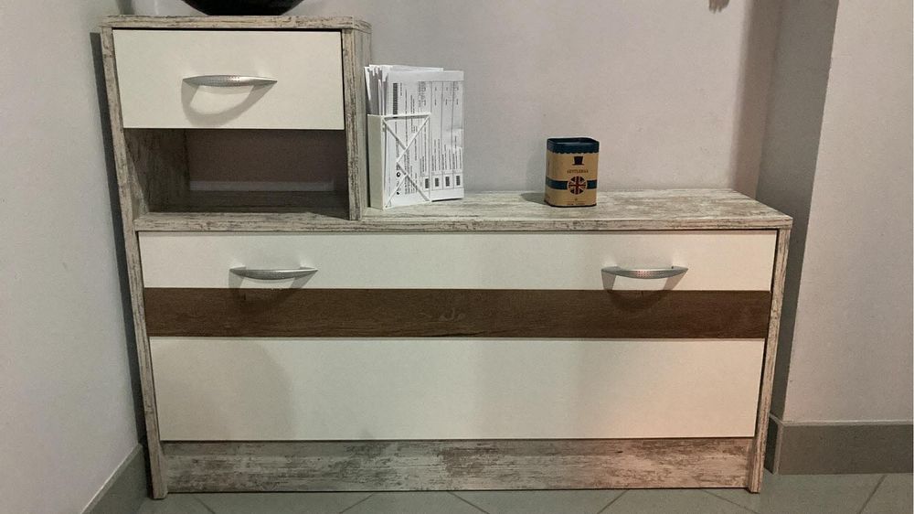 Sapateira mais cabide com espelho