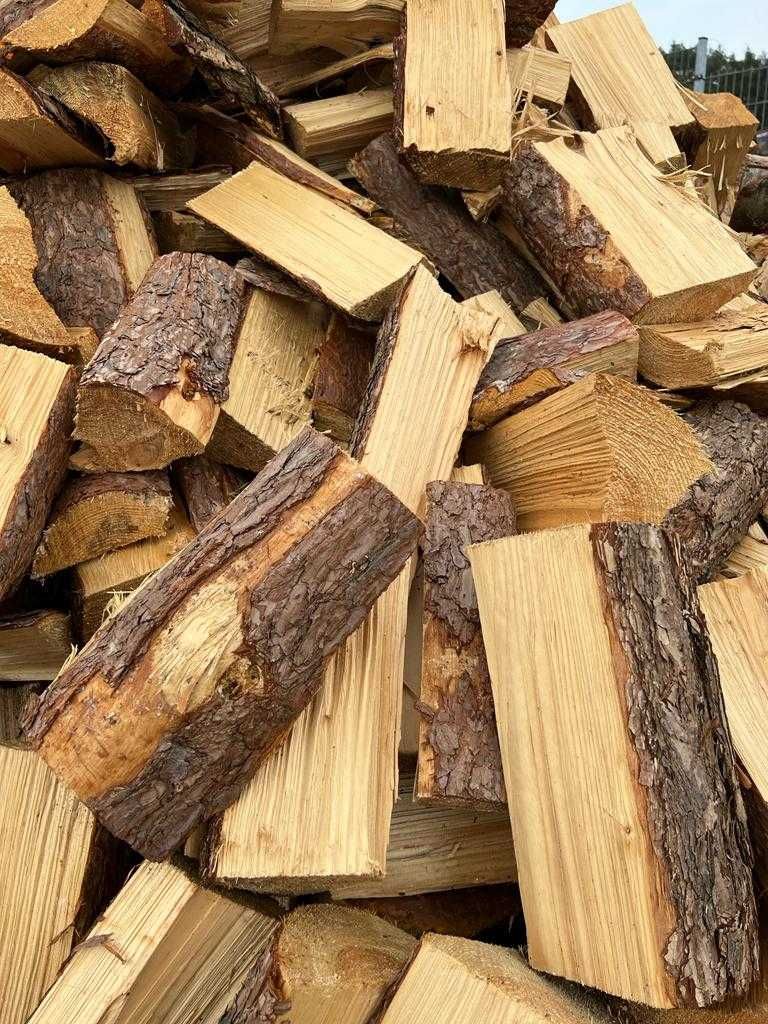 Drewno kominkowe opałowe Dąb Akacja Buk Brzoza Sosna