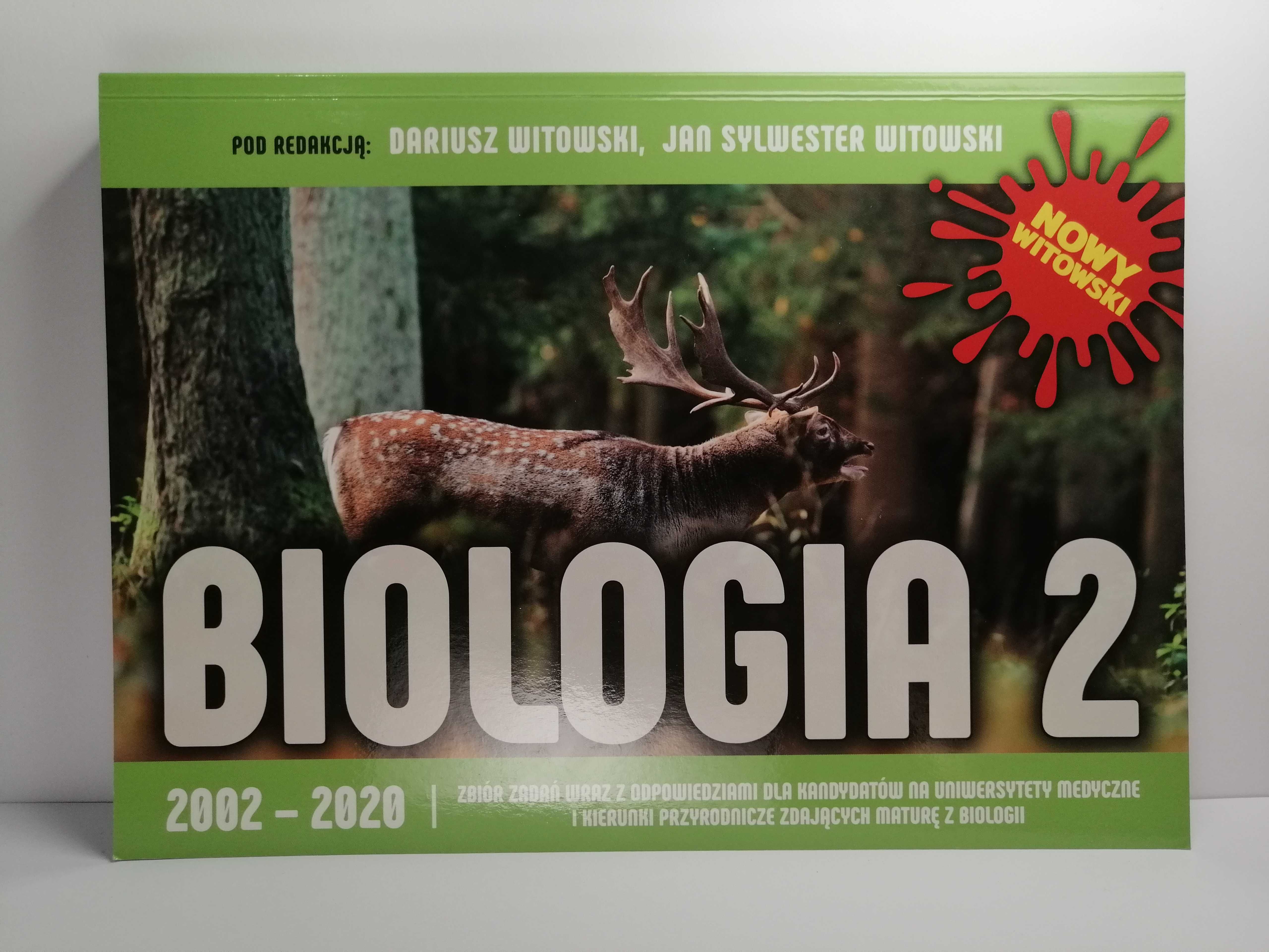 Książka: BIOLOGIA 1 zbiór zadań wraz z odpowiedziami skrypt Witowski