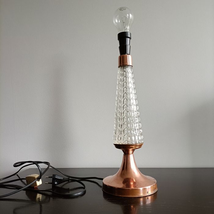 Stara lampa Elmed - PRL, vintage, retro, space age design,Polam,loft