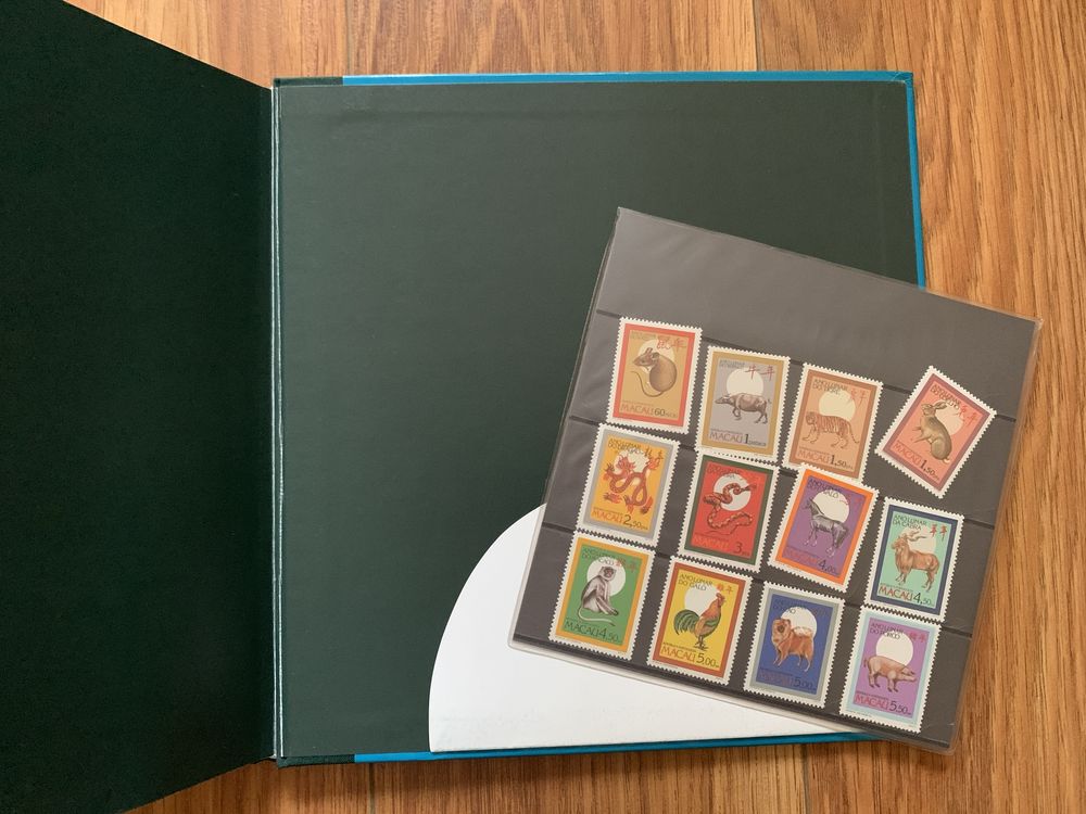 Doze Animais no Zodíaco Chinês - Macau - Selos - Livro
