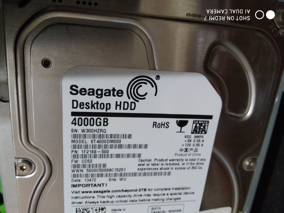 3.5 Seagate Desktop HDD 4Tb(ST4000DM000)80Gb160G250G320G500G1TB2TB2TB