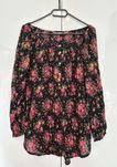 H&M bluzka / tunika kwiaty r. uniwersalny