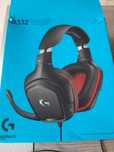 Słuchawki logitech g332 gamingowe gry komputer duże gra