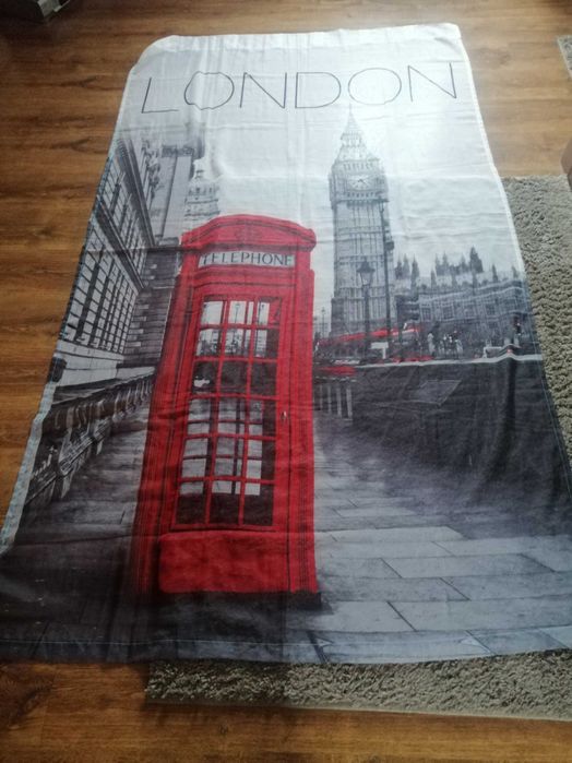 Zestaw firana, zasłony, poszewki, narzuta, dywan London