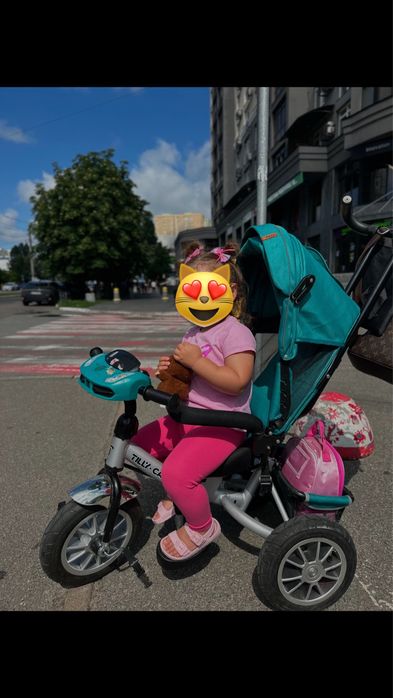 Дитячий велосипед з батьківською ручкою