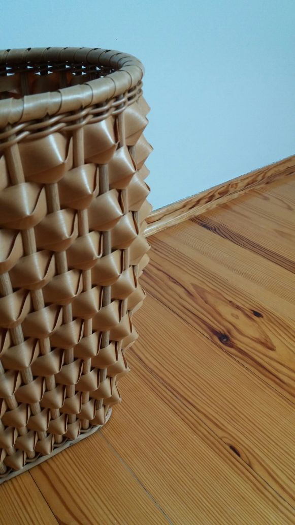 kosz boho doniczka rattan osłonka boho doniczka rattanowa vintage