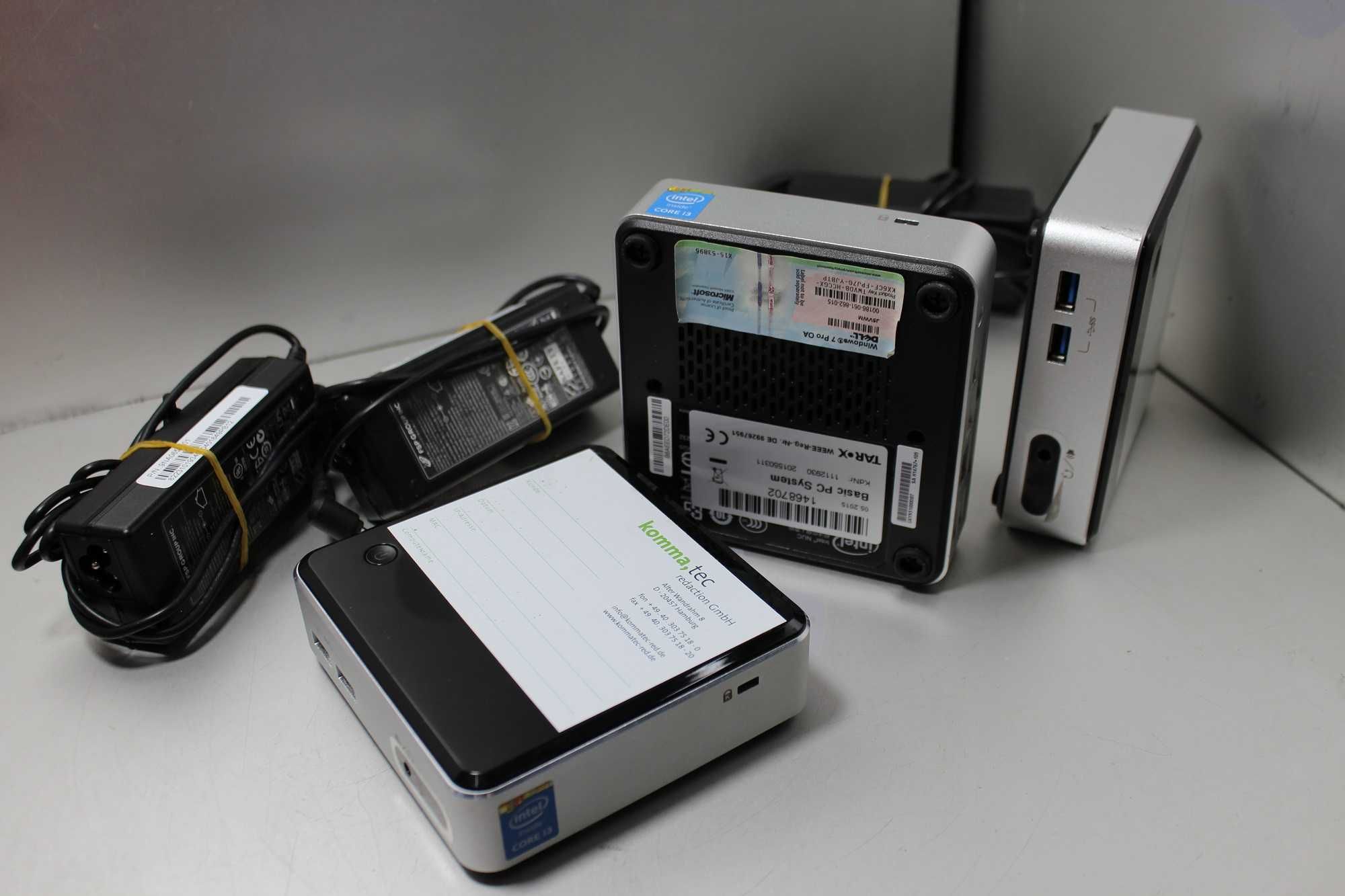 Мини ПК Intel NUC  micro \ i3 4010U 1.70GHz \ 4Gb DDR3\ 128Gb SSD + БЖ