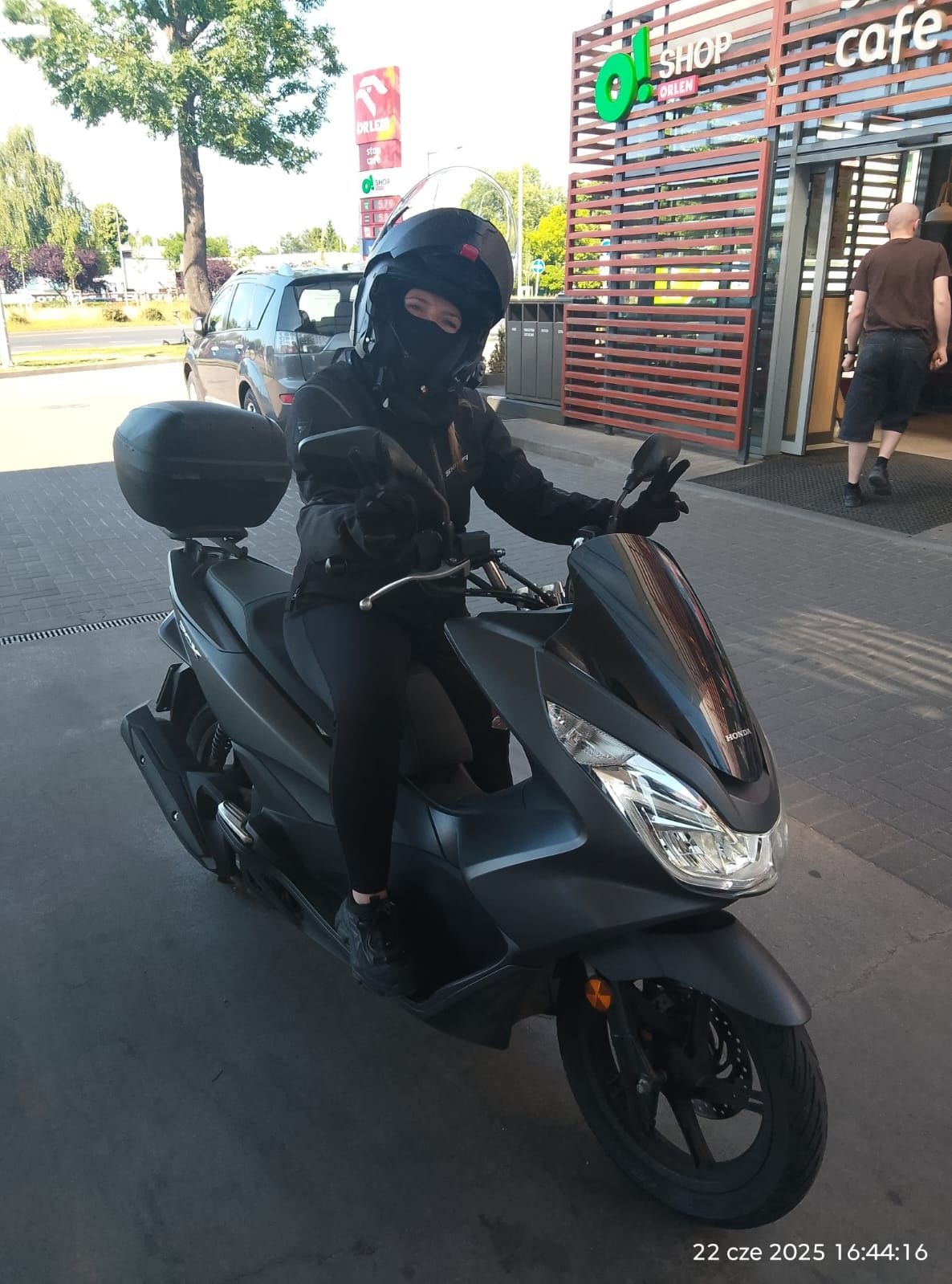 Honda pcx 125  led, kufer.