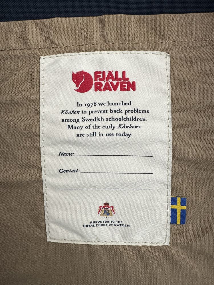 Fjällräven Kanken No. 2 - plecak miejski skóra Fjallraven Navy