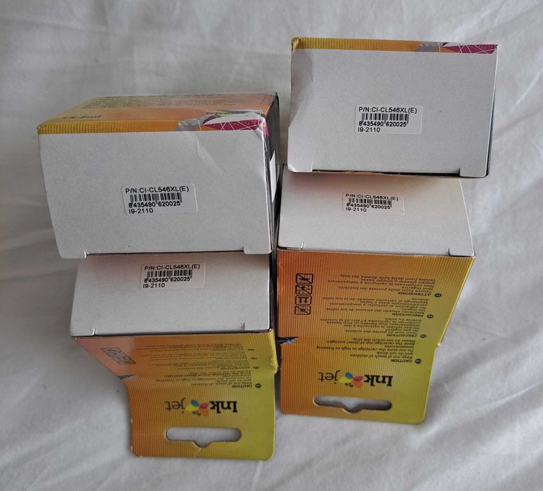 Pack de 4 Tinteiros  Canon Compatível CL-546 XL - Tricolor 14,5ml