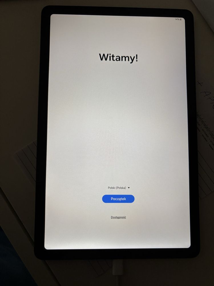 Tablet Samsung Galaxy Tab S6 Lite 2022 Edition + rysik - idealny