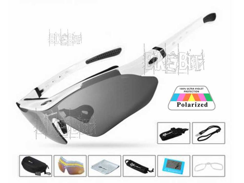Окуляри ROCKBROS Original Polarized 5лінз поляризація ОРИГІНАЛ Магазин
