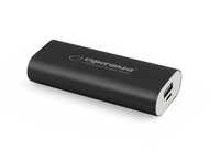 ESPERANZA POWER BANK 4400MAH Hardon black J. Góra