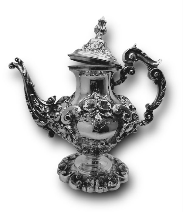 Serviço de Chá & Café em prata