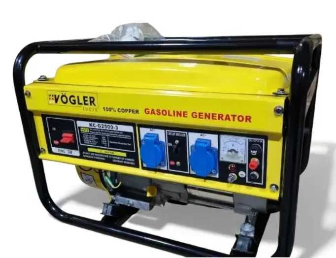 Бензиновий генератор 3 кВт Vogler з мідною обмоткою та системою AVR