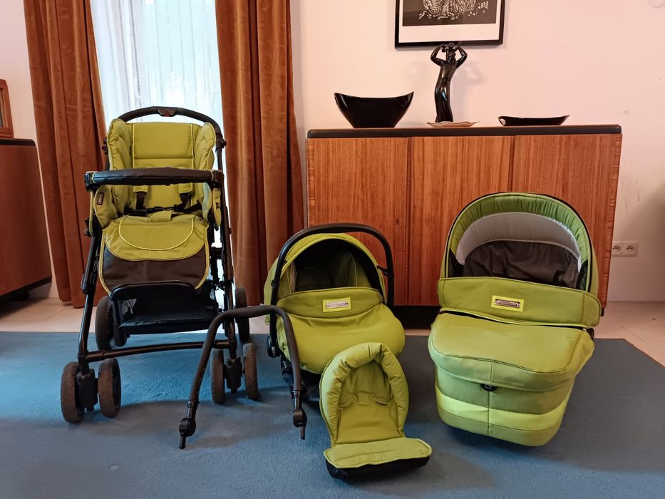 Wózek 3w1 Bebecar Prime Gondola Spacerówka i  fotelik Easybob maxi