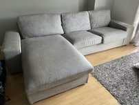 Sofa com chaise lounge