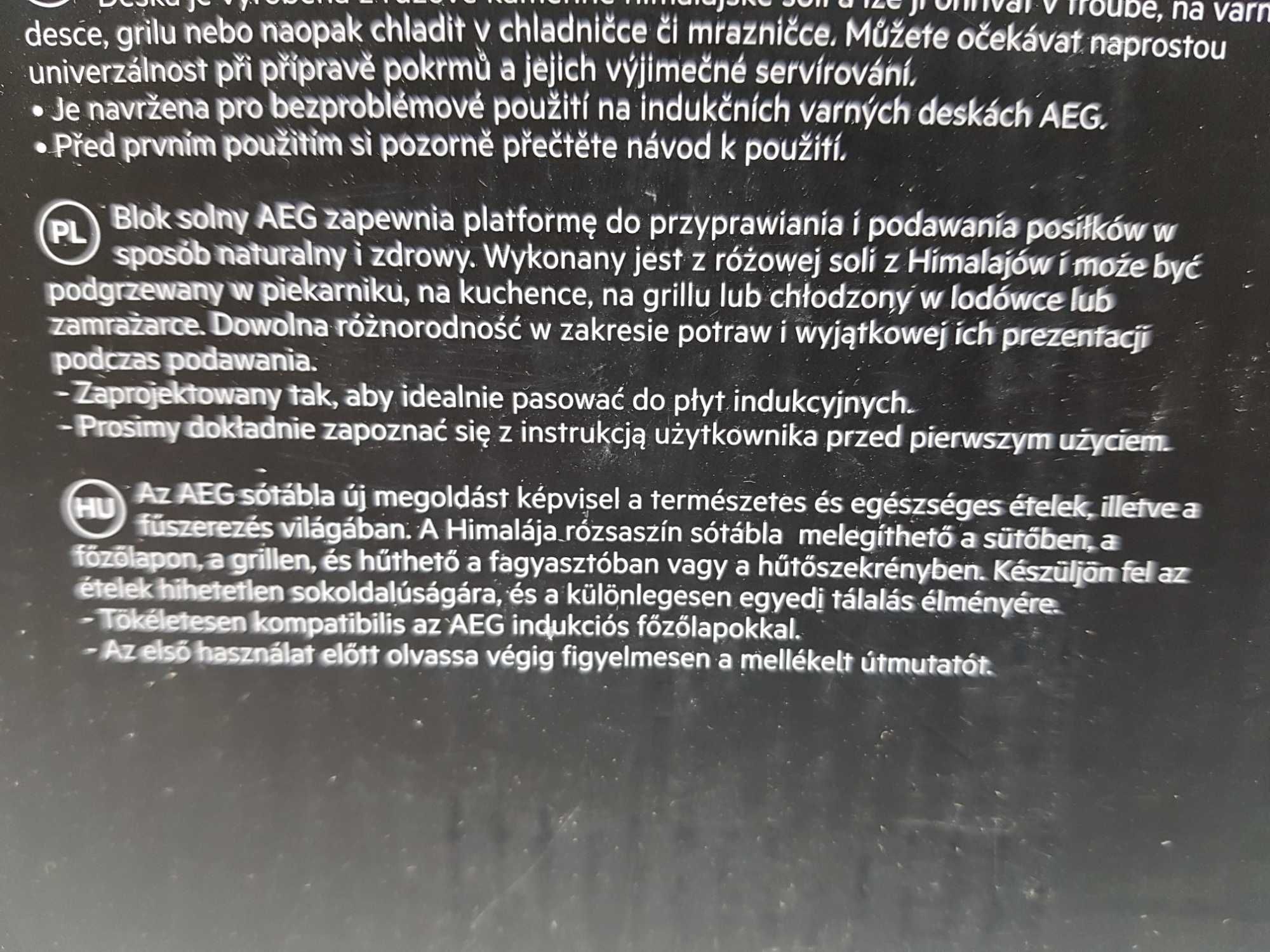 Blok solny AEG A2SLT deska z soli