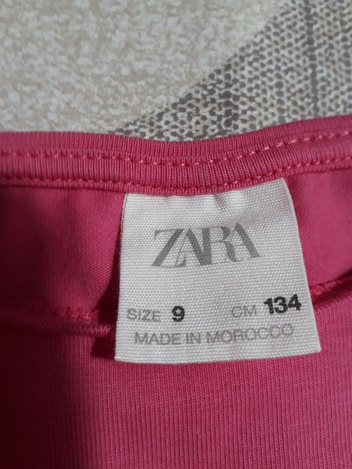 Blusa rosa da Zara 9 anos