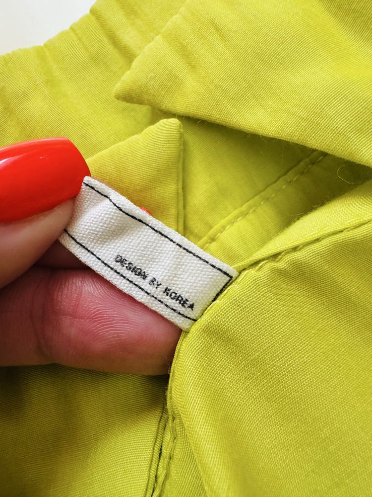 Продам яркую шелковую рубашку  Oversize