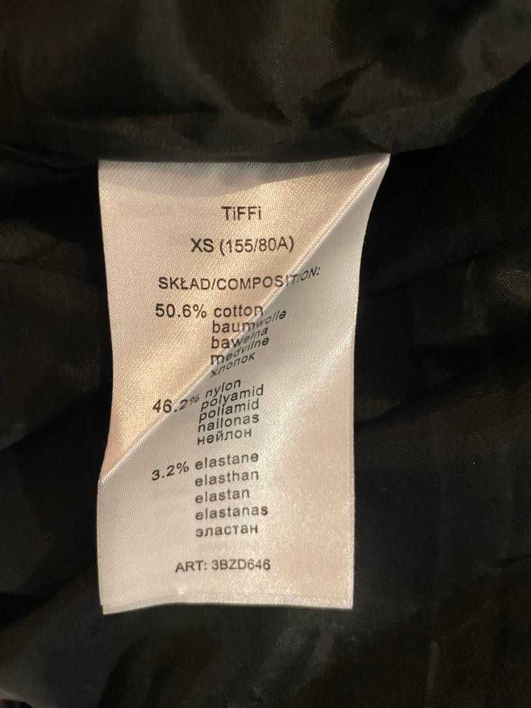 sukienka krótka elegancka TIFFI, XS/S, czarna, koronka