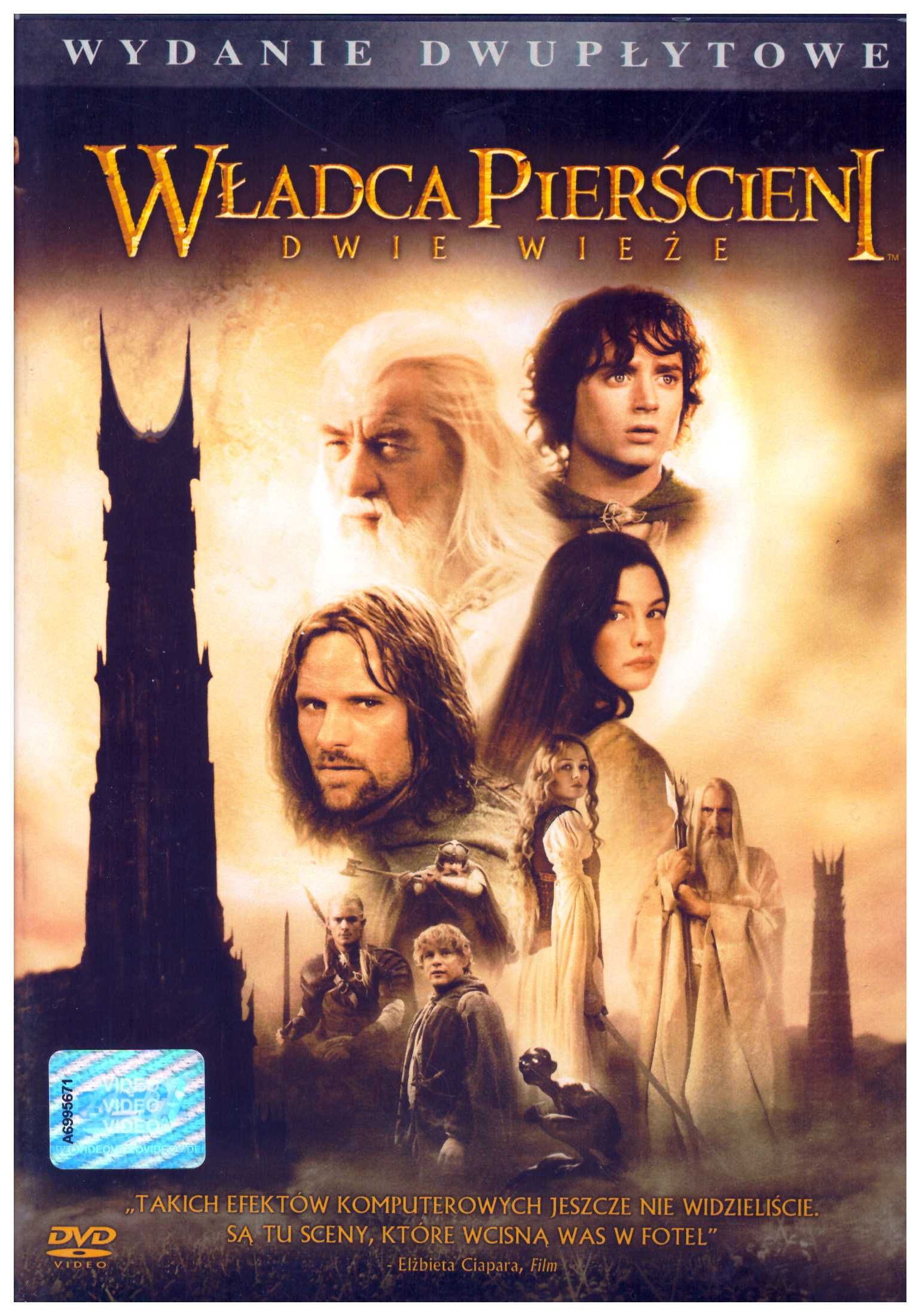 film DVD Władca pierścienia. Dwie wieże