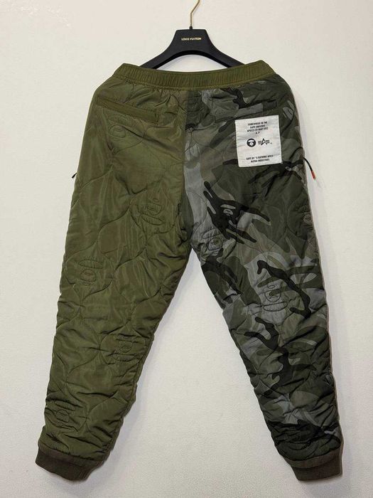 Spodnie Bape x Alpha Industries