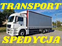 Usługi transportowo spedycyjne solówka stal drewno maszyny CAŁY KRAJ