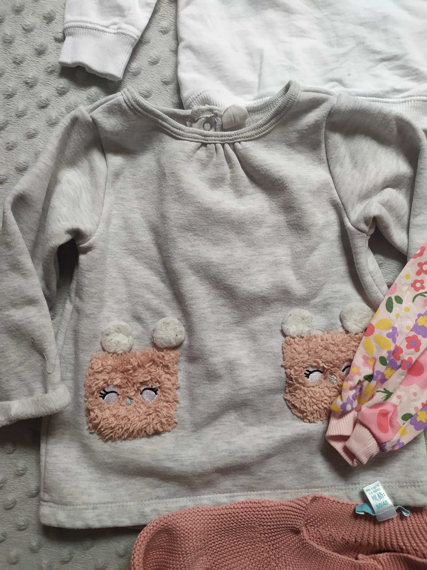 Bluzy dziewczęce H&M Lupilu Disney baby 80