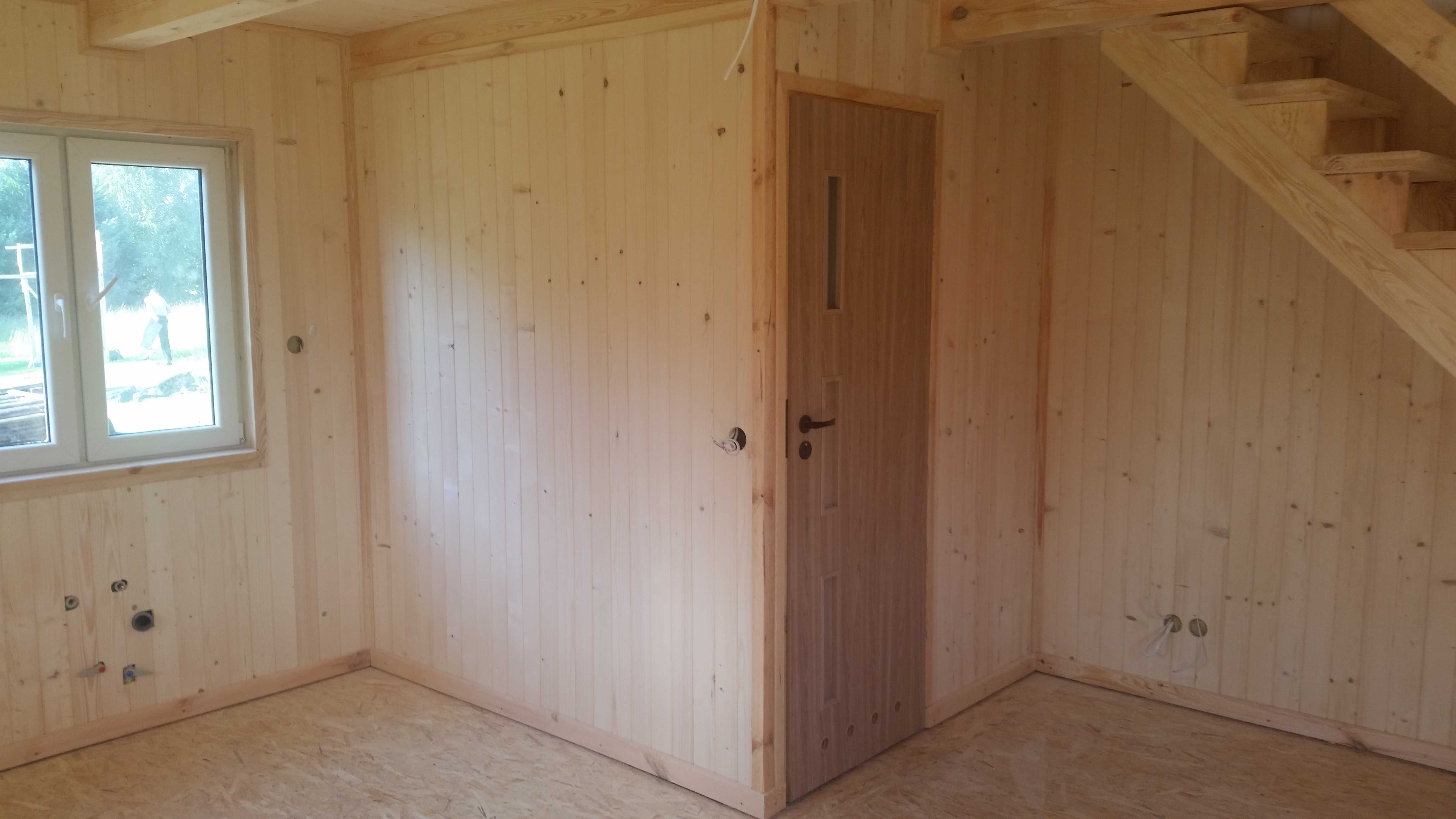 Domek letniskowy drewniany 5m x 5m plus 2m taras