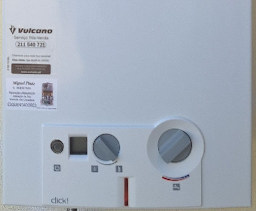 Esquentador Vulcano Inteligente Gás Natural 11 Litros