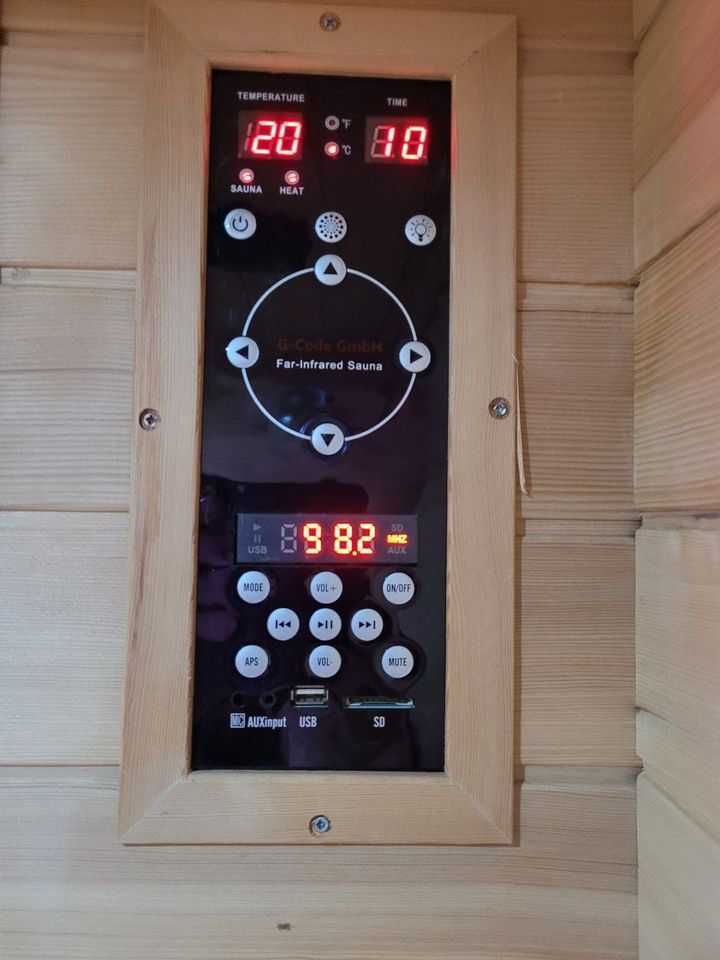 Sauna na podczerwień INFRAROT sucha Infrared Radio LED LCD USB MP3