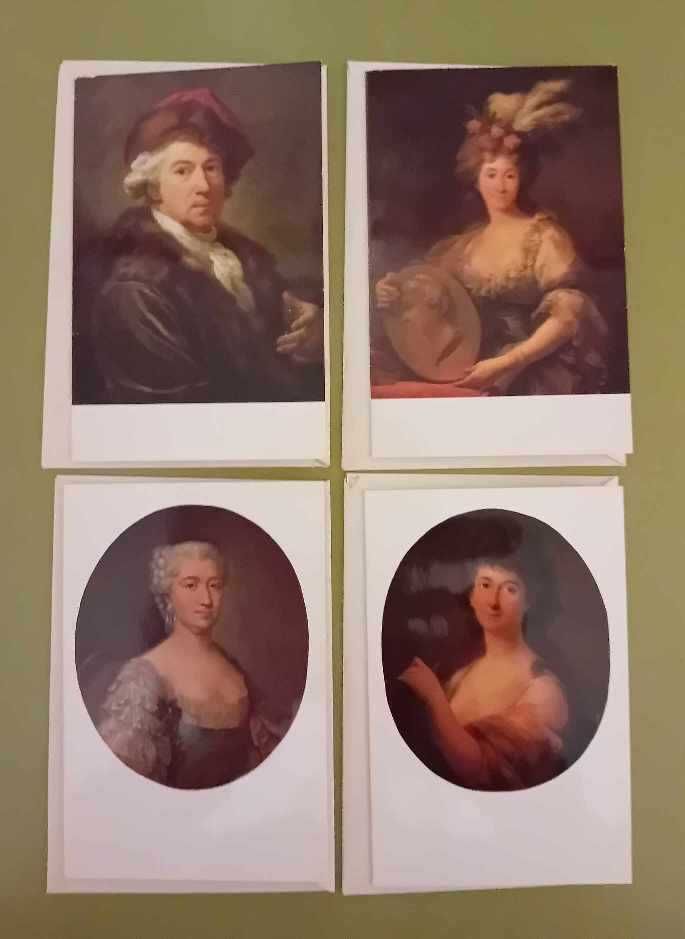 Pocztówki karnety Miniatury z Muzeum  w Łazienkach Warszawskich
