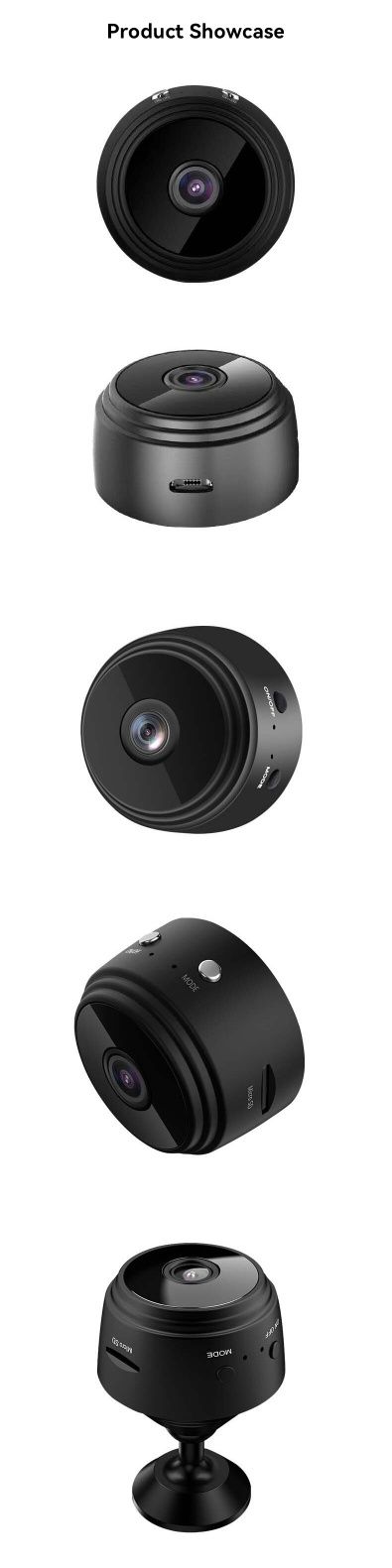 Ult. Unidades! Só 6,99! Mini camera de vigilância com Wi-Fi e fixação!