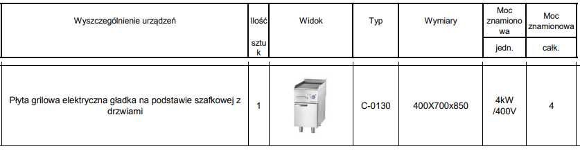 Płyta grillowa elektryczna z frytkownicą elektryczną na podstawie