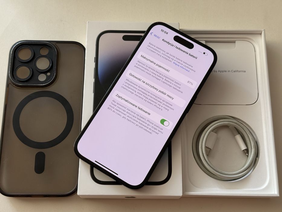 iPhone 14 PRO IDEALNY Black 128Gb