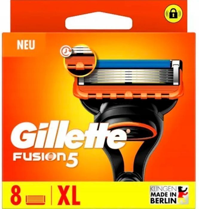 Wkłady żyletki wymienne do maszynki Gillette Fusion5 8 szt oryginał