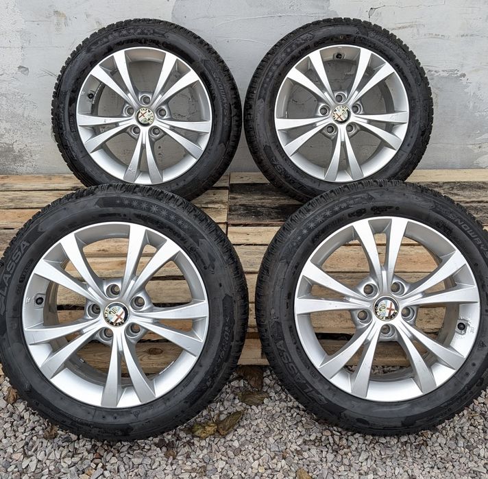 4x Koła zimowe Oryginal 5x110 R16 ET41  65.1 m Nowe Opony 2024r 205/55